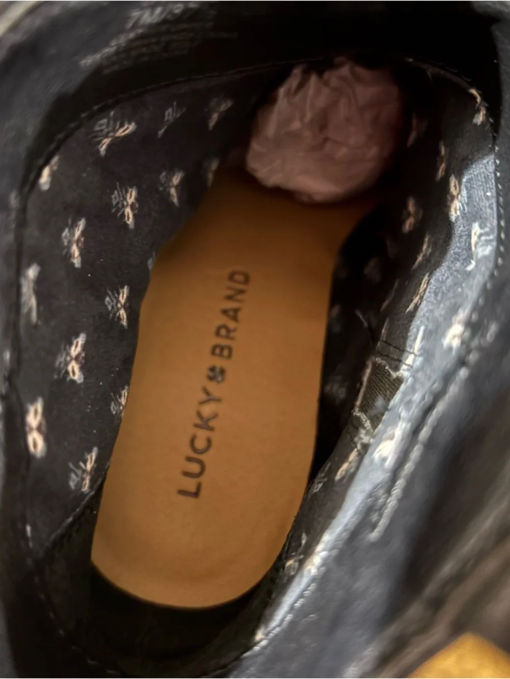 Lucky Brand Amarys Bootie in Black NEW 7